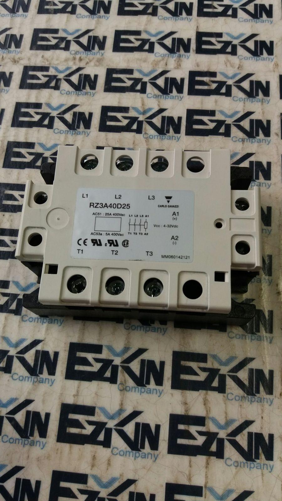 Carlo Gavazzi RZ3A40D25 Solid State Relay 25A 400VAC  - $79.50