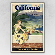 Vintage 1934 California Travel Unframed Print Wall Art - $939.11 MXN