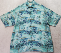 Campia Moda Shirt Mens XL Multi Hawaiian Rayon Short Sleeve Collared Button Down - £15.93 GBP