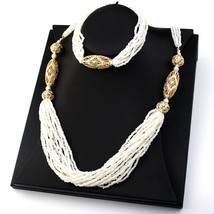 Sunspicems Brand Design Algeria Morocco Bride Wedding Jewelry Sets Handmade Bead - £37.14 GBP