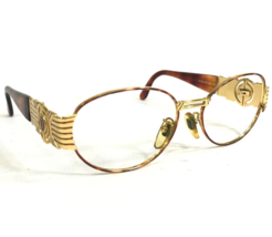 Vintage Fendi Eyeglasses Frames SL7034 COL.12 Brown Gold Round 52-17-115 - $83.94