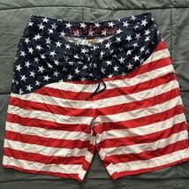 Red Camel Men’s’ Patriotic Swimsuit 38 - $1.22