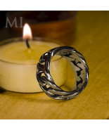 Men&#39;s Stainless Steel Silver Punk Rock CHAIN LINK RING Gothic Biker SIZE... - $524.34 MXN