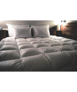 750 Fill Power Handmade Full Size Hungarian Goose Down Comforter  - $345.00