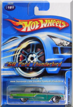 Hot Wheels - &#39;58 Ford Thunderbird: 2005 Mainline - Collector #181 *Silver* - £3.95 GBP