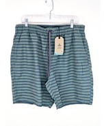 Prana Mens Metric E Waist Shorts Cove Stripe XXL Pull On 8&quot; Inseam Board... - $49.05 CAD