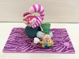 Disney Cheshire Cat And Mad Hatter Figure from Alice in Wonderland. RARE item - £43.58 GBP