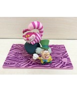 Disney Cheshire Cat And Mad Hatter Figure from Alice in Wonderland. RARE... - £43.96 GBP