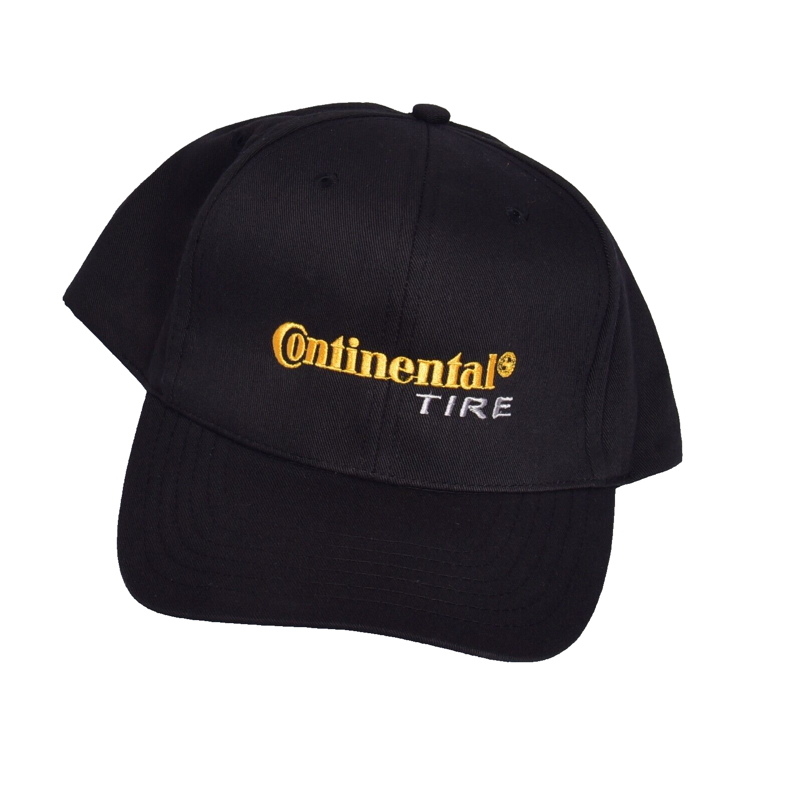 Primary image for Continental Tire Hat Black Stitched Logo Adjustable Baseball Cap Racing