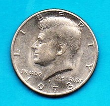 1973 D  Kennedy Halfdollar Circulated Very Good or Better - $2.00