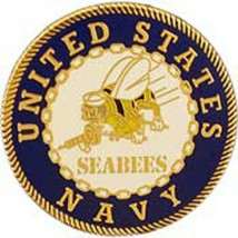 US Navy Seabees Lapel Pin - £6.09 GBP