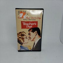 Teacher’s Pet VHS Clamshell Case ~ Clark Gable, Doris Day ~ 1958 B&amp;W Film Kartes - £7.77 GBP