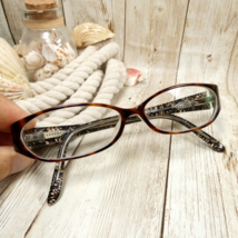 Karen Kane Tortoise Brown Clear Lace Oval Eyeglass FRAMES - Sateen 53-13... - £27.72 GBP