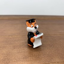 1998 Kinder Fancy Fuxies Richter Rechtso Miniature Graduation Fox Toy Fi... - $9.99