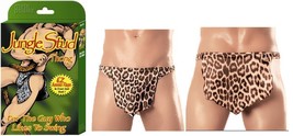 Male Power Animal Print Tarzan Loin Cloth Jungle Stud Thong Leopard 28-40&quot; - £17.49 GBP