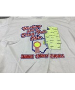 Vintage Men’s T Shirt Single Stitch Summit County Drug Free Campaign - £11.84 GBP