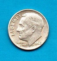 1962 D Roosevelt Dime - Silver - £3.12 GBP