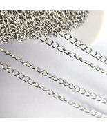 No Fade 2Meters Stainless Steel Chains for Jewelry Making DIY Necklace B... - $10.84+