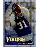 2010 Topps Chrome Xfractors #C73 Chris Cook RC Vikings - $2.81 CAD