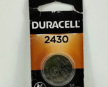 Duracell Coppertop 2430 CR2430 DL2430 3-Volt Lithium Coin Cell Battery - £4.98 GBP