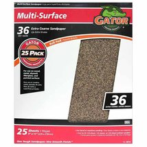Gator 9&quot; x 11&quot; Multi-Surface Sanding Sheets, 150 Grit, 25 Pack - €18,90 EUR+