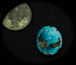 7.0 cwt, Vintage Persian Picture Turquoise Cabochon - £22.49 GBP