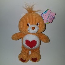 Tenderheart Bear Care Bear 8&quot; Plush 2003 Special Edition Red Heart Ribbed w/TAGS - £10.73 GBP