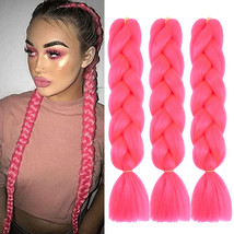 Jumbo Braids Synthetic Hair Extensions Crochet Braiding #A14 Color 3Pcs 24inch - $13.99