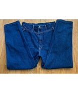 Vintage LEE Riders Mom Jeans High Rise  Blue Denim Pleated Taper Leg 80 ... - $28.42