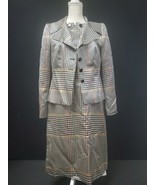 Escada Geometric Wool Silk Blend Dress Jacket Blazer Suit Set Sz 40 / 10... - €170,97 EUR