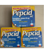 Pepcid AC MAX Strength for Heartburn 25 Total Tablets. Exp: 1/2028. Free... - $182.25 MXN