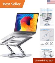 Adjustable Foldable Laptop Stand with Heat Dissipation - Perfect for Sma... - $95.02
