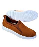 Samuel Hubbard Men's Flight Nutmeg Leather Casual Slip On Sneaker Size 8.5 - $193.04