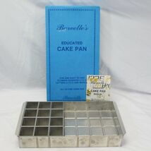 Burvelle&#39;s Educated Cake Pan Form Letters and Numbers + Manual - $163.39 MXN