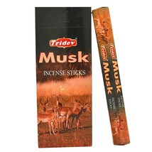 Tridev Musk Incense Sticks Natural Rolled Masala Agarbatti Fragrance 120 Sticks - £14.47 GBP