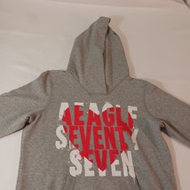 American Eagle Outfitters Hoodie Seventy Seven Women's Size L Gray Sweatshirt image 8