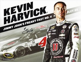 AUTOGRAPHED 2016 Kevin Harvick #4 Jimmy Johns Racing (Freaky Fast) Stewa... - £65.90 GBP