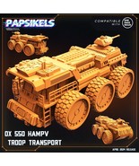 3D Printed Papsikels Ox 550 Hampv Troop Transport Democracy Troopers Sci... - $628.43 MXN+