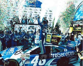 Autographed 2015 Jimmie Johnson #48 Lowes Pro Services Racing Team Dover Win ... - £67.22 GBP