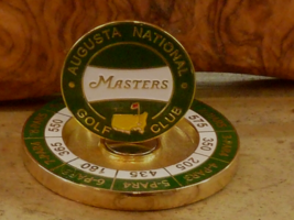 The Masters Tournament Magnetic Ball Marker Augustal National Yd Holder Gr BM - £13.67 GBP