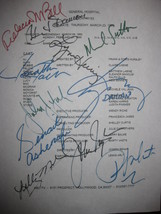 General Hospital Signed TV Script Screenplay 1995 Autograph X12 Michael Sutton K - £13.53 GBP