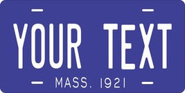 Massachusetts 1921 Personalized Tag Vehicle Car Auto License Plate - $16.75
