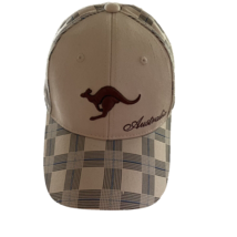 Australia Hat Plaid Kangaroo Cap Logo Baseball Aussie I Love Australia A... - £11.76 GBP