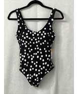 Women&#39;s Over the Shoulder Dot Modern One Piece Swimsuit - Kona Sol™- Siz... - £7.00 GBP