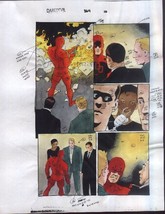 Vintage 1997 Daredevil 364 page 10 Marvel Comics original color guide ar... - $58.39