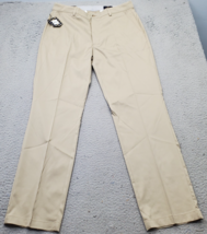 Tourney Golf Performance Pants Men&#39;s 34/30 Brown Moisture Wicking Stretc... - $29.41