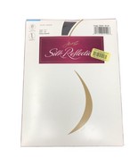 NEW VTG Hanes Sz CD Silk Reflections Silky Sheer Barely Black Control Top - £9.27 GBP