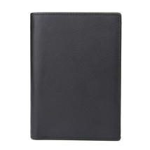 Retro Crazy Horse Leather Passport Holder 2022 New Men Wallets Boarding Card Wal - £31.23 GBP