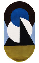 Oval Shaped Modern Designer Hand Tufted Rug,Kids Rug,Custom Rug,Cut Pile Rug. - £160.36 GBP+