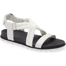Sorel Women Slingback Platform Sandals Roaming Decon Size US 6 Sea Salt White - £46.58 GBP